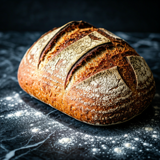 Fresh sourdough bread